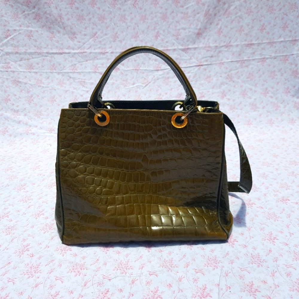 Vintage faux alligator purse